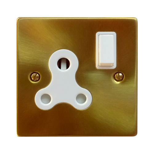 Golden switch socket