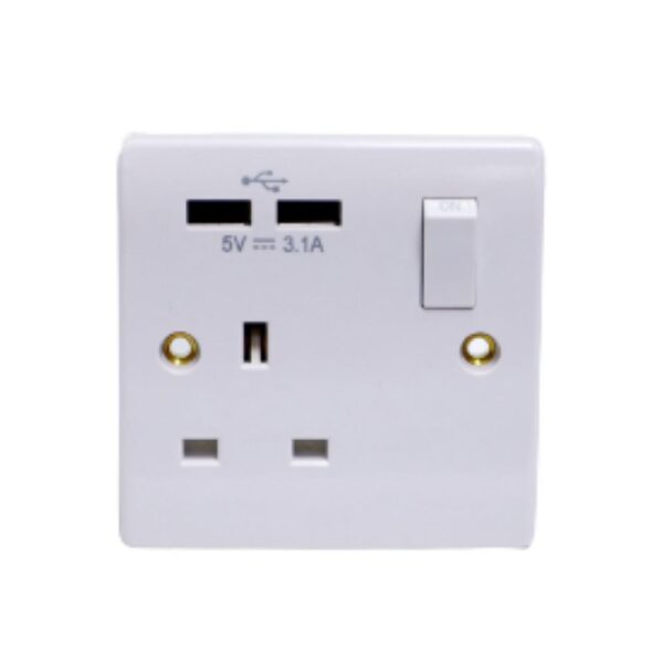 13A-switch-socket-with-Double-USB-ports