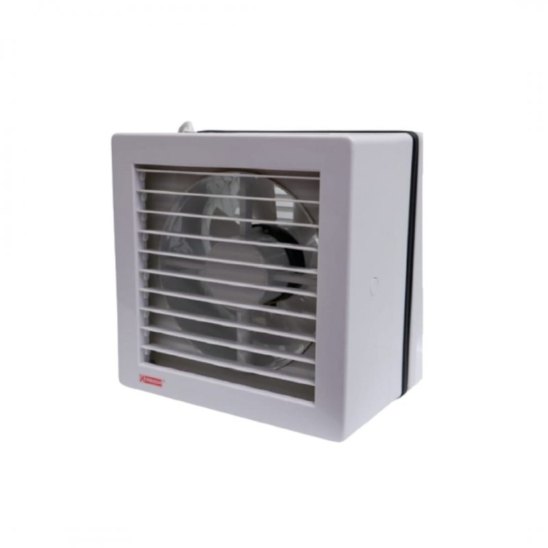 Exhaust fan double shutter