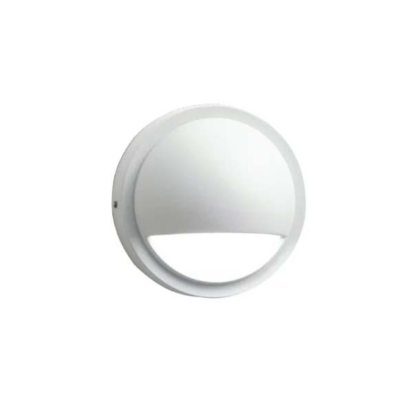 WALL LIGHT HALFMOON WHITE 101/1W