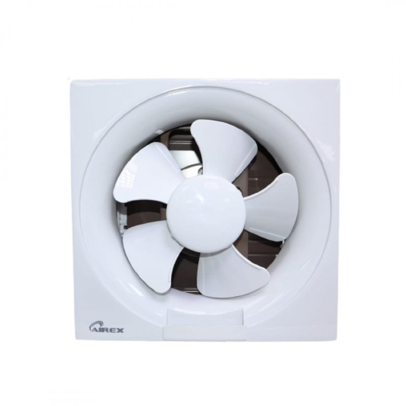 AIREX EX-FAN 6" Square with Metal Shutter Wall Mounting